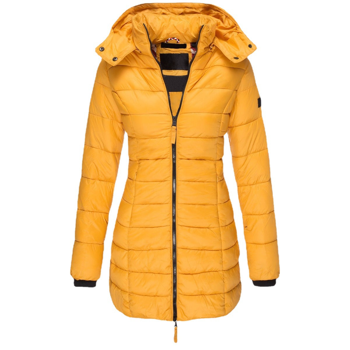 Winter Puffer Jacket with Hood Warm Insulated