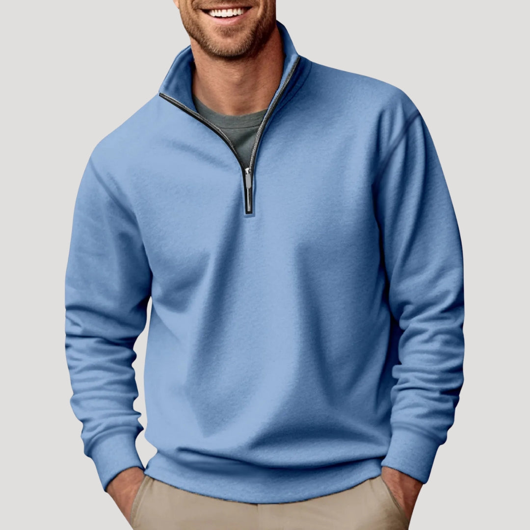 Men's Classic Quarter-Zip Sweater Modern
