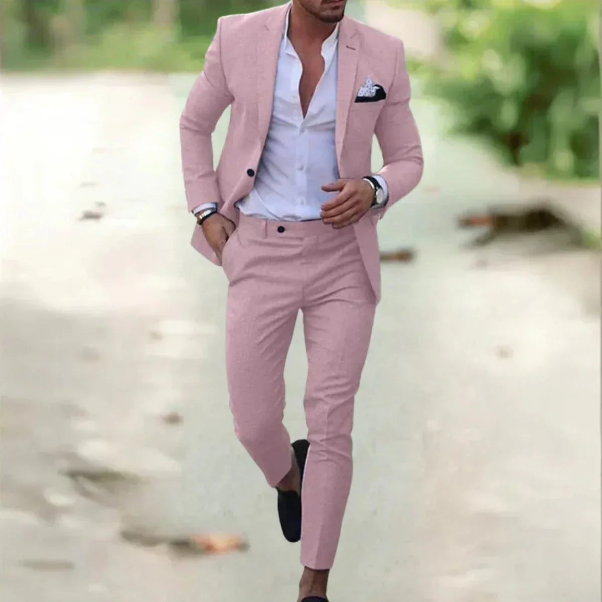Eleganter Hochzeitsanzug Herren Formal Set
