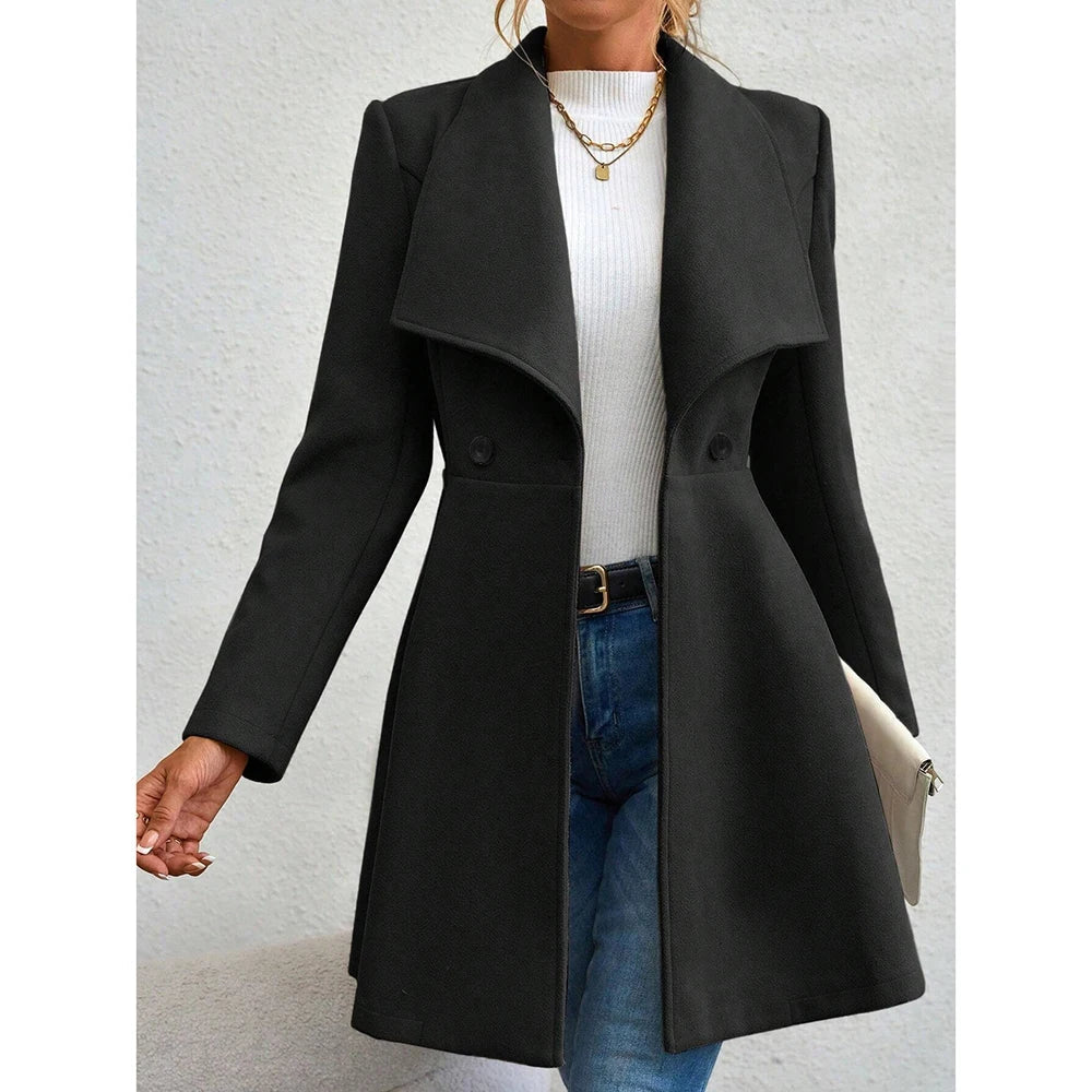Women's Long Sleeve Winter Jacket Warm and Stylish