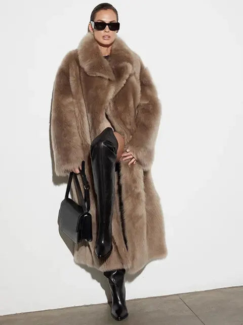 Soft Winter Coat Women's Trench Coat