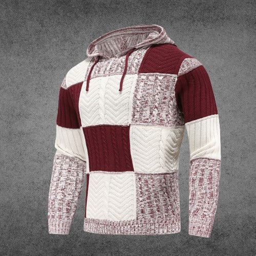 Hooded Sweatshirt Warm Wool Men