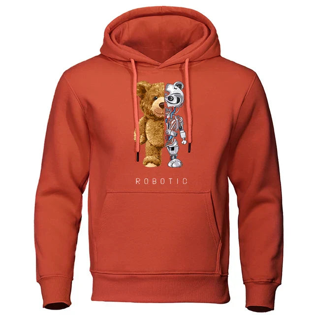 Cuddly Hoodie Teddy Bear Design