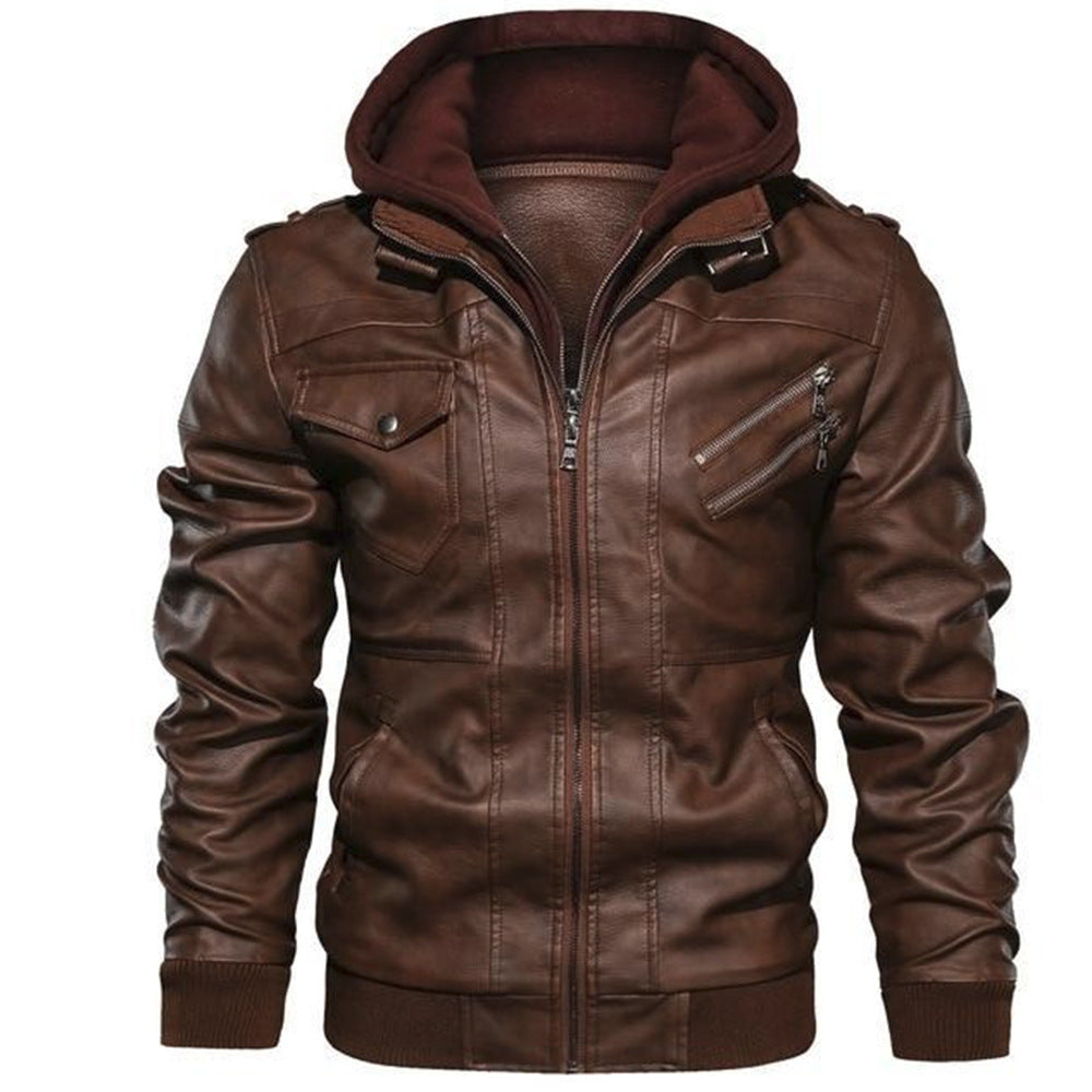 Leather Vest Men's Biker Style