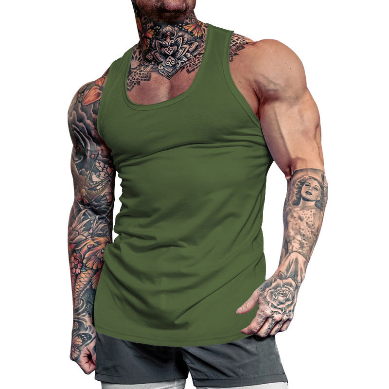 Men's Sports Tank Top Breathable Lightweight Cotton