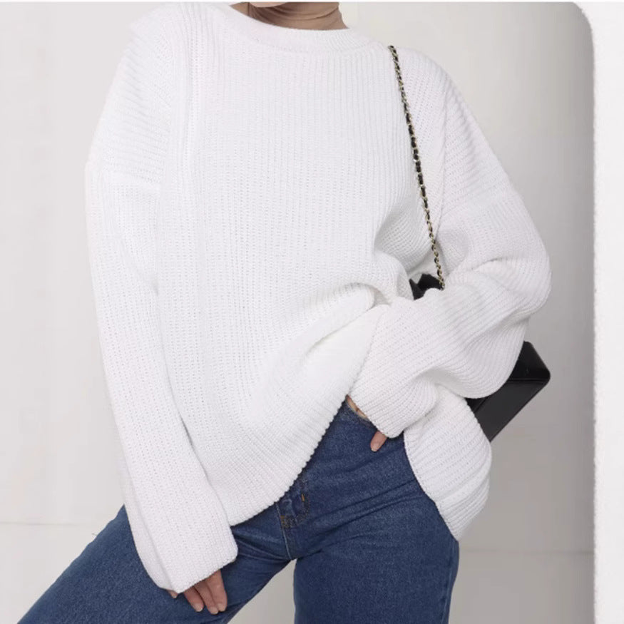 Women's Sweater Chunky Knit Casual Modern