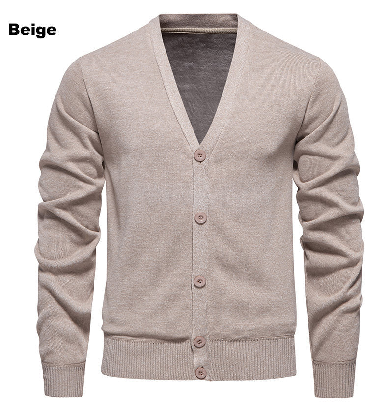 Men's Cardigan V-Neck Comfortable Buttons