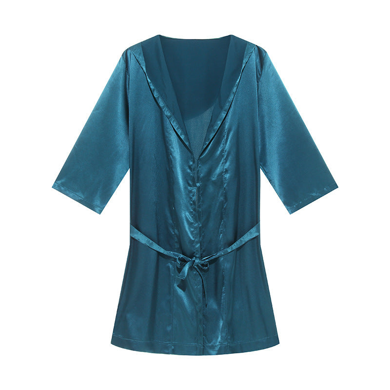 Men's Soft Satin Robe