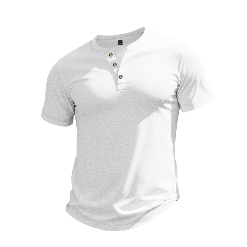 Men's T-Shirt Short Sleeve Soft Cotton Elegant