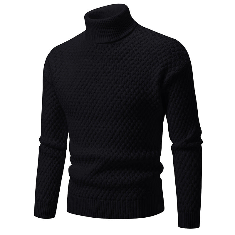 Men's Turtleneck Sweater Structured Modern Style