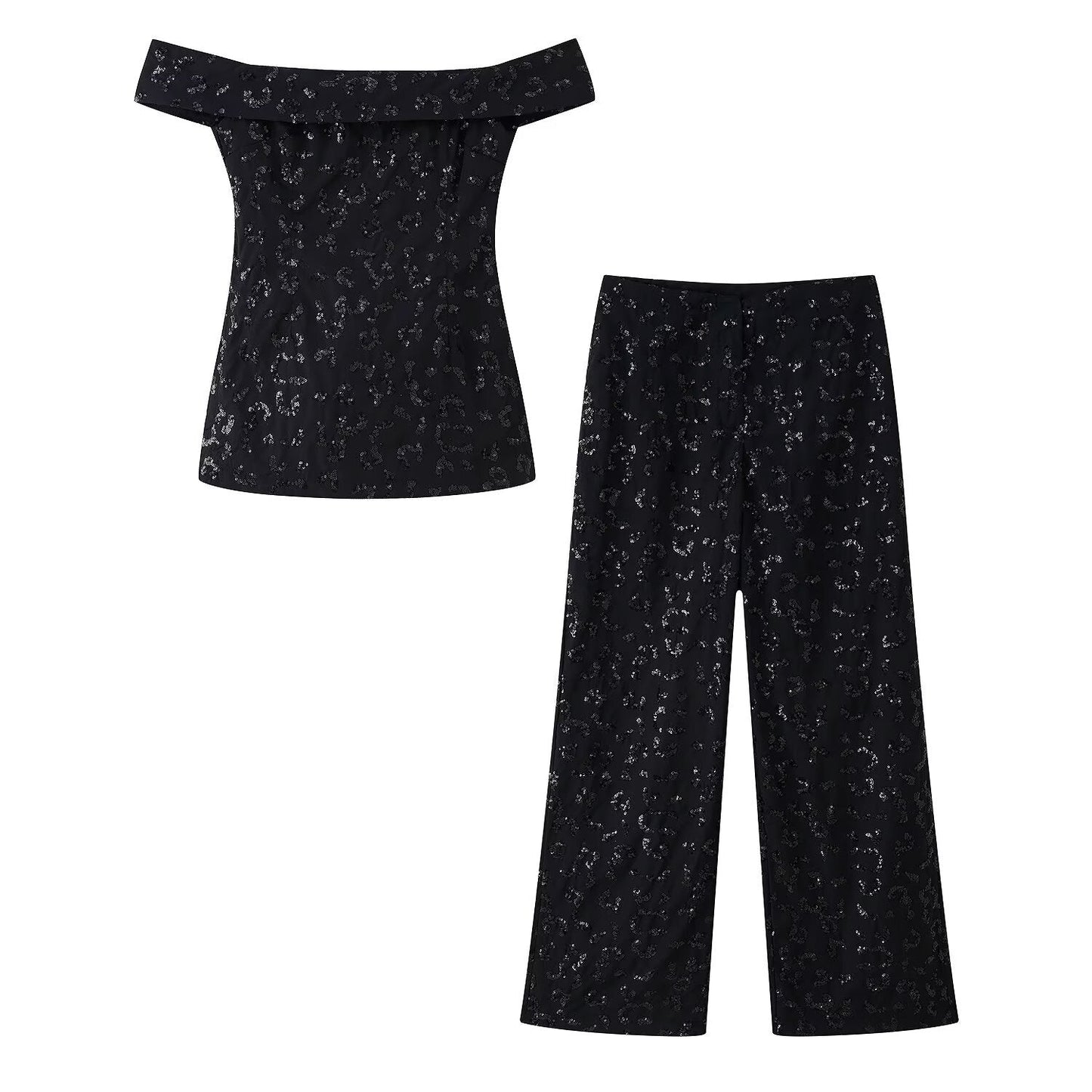 Women's Elegant Lace Floral Trousers