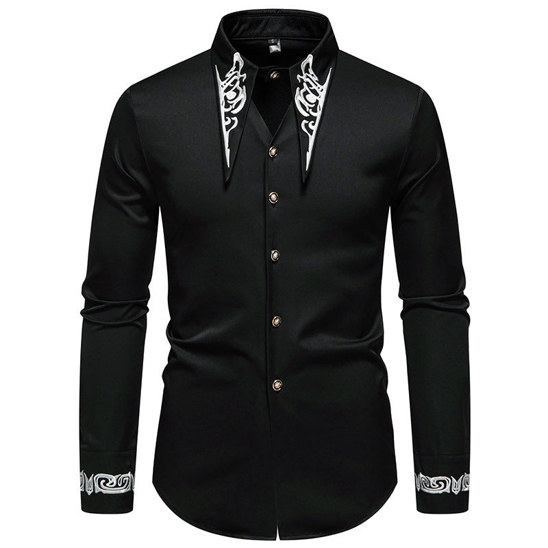 Men's Shirt Modern Collar Design