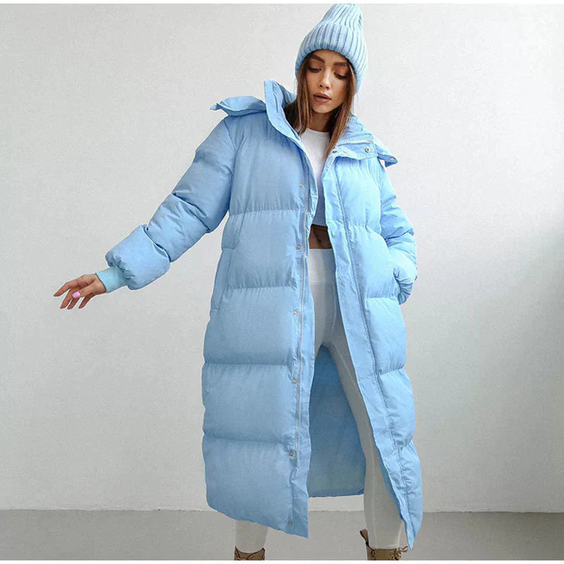 Warm Down Dress Winter Coat Women