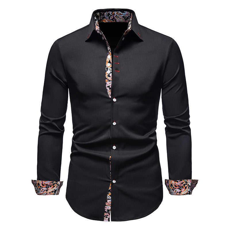 Men's Paisley Pattern Shirt Exclusive Modern