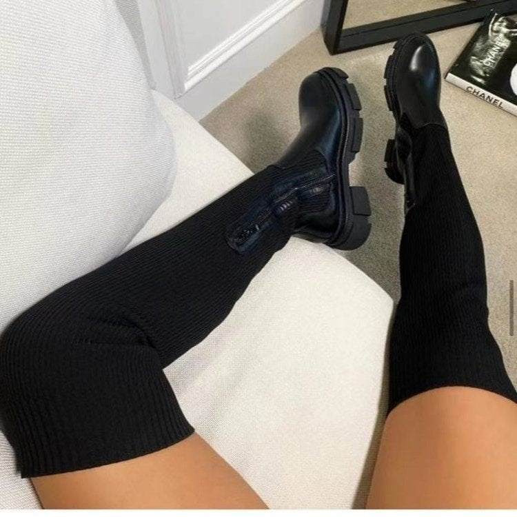 Long Winter Boots Women Warm