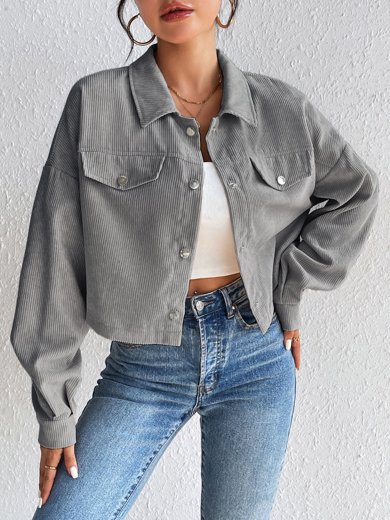 Women's Vintage Jacket Elegant Retro Look