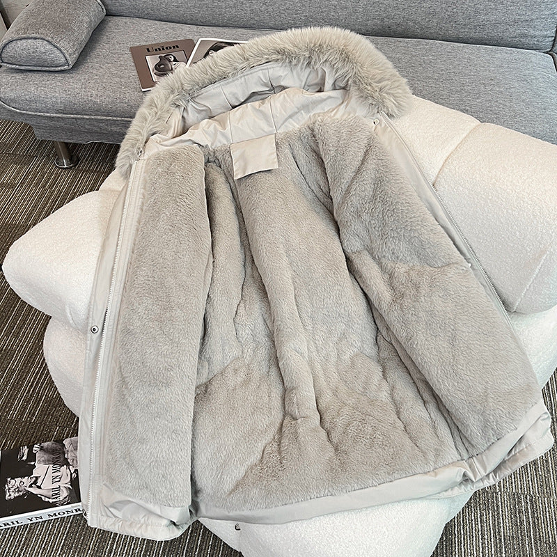 Women's Modern Cozy Winter Parka with Pockets