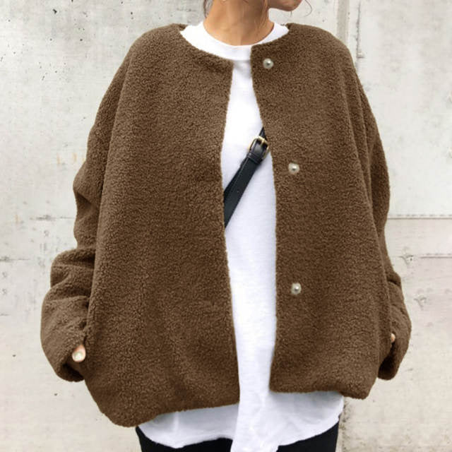 Stylish Women's Jacket Buttons Modern Chic