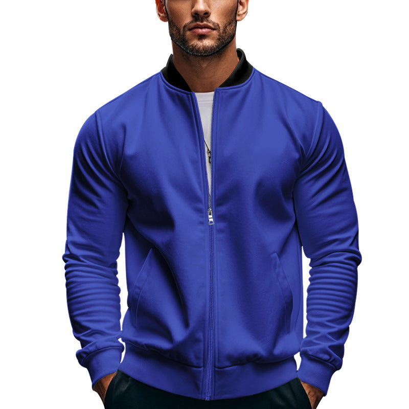 Men's Sporty Modern Style Bomber Jacket