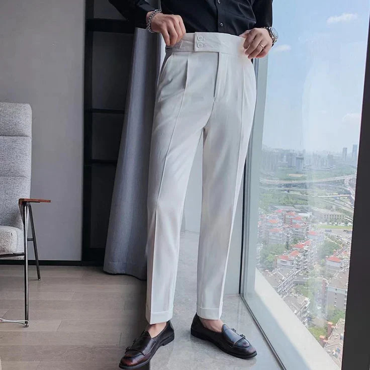 Men's High-Waisted Comfortable Trousers