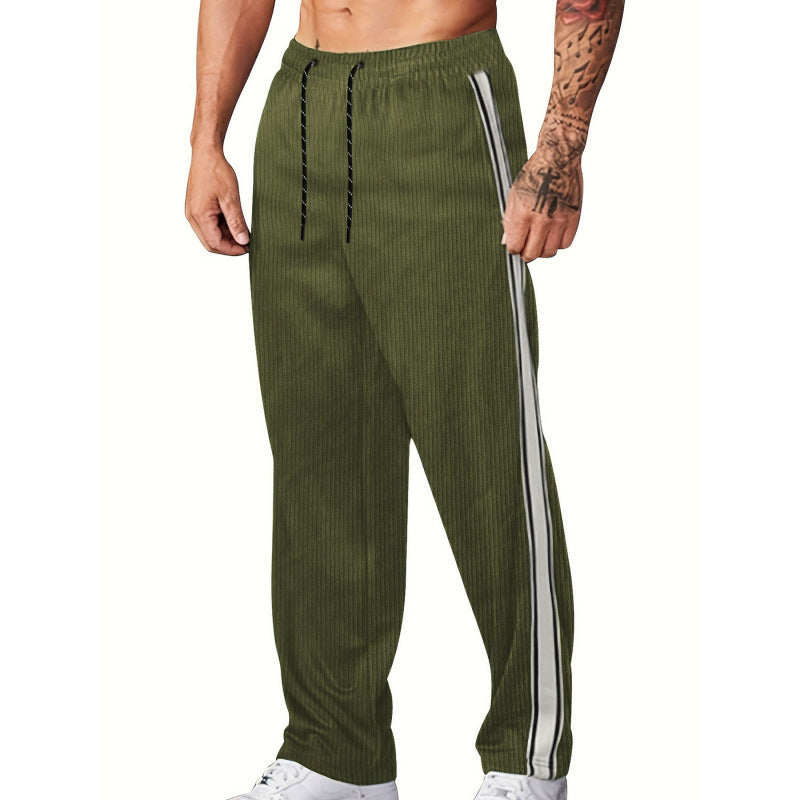 Men's Sports Pants with Stripes Modern Design