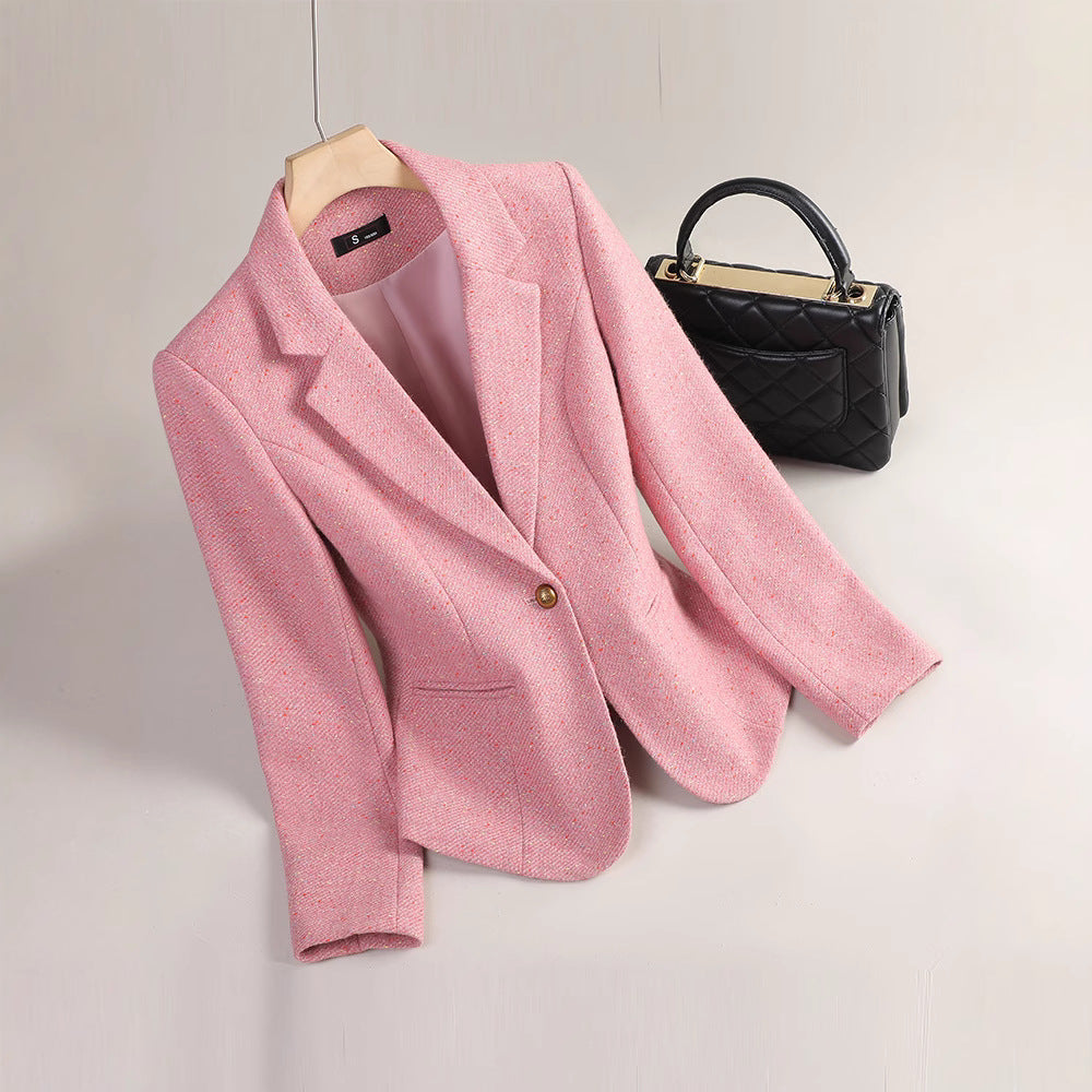 Eleganter Blazer Damen Taillierte Passform Luxus Qualität