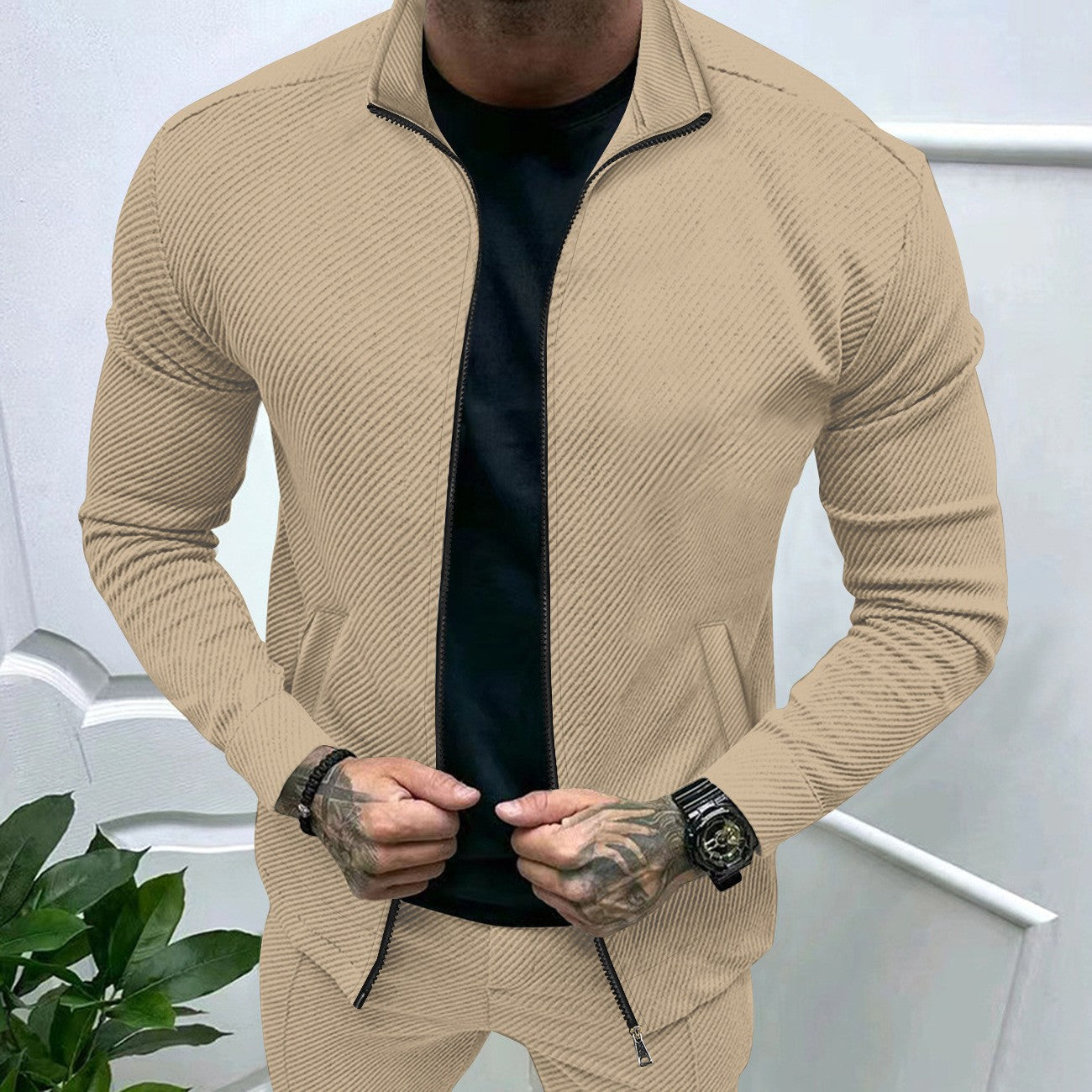 Men's Structured Modern Style Sports Jacket