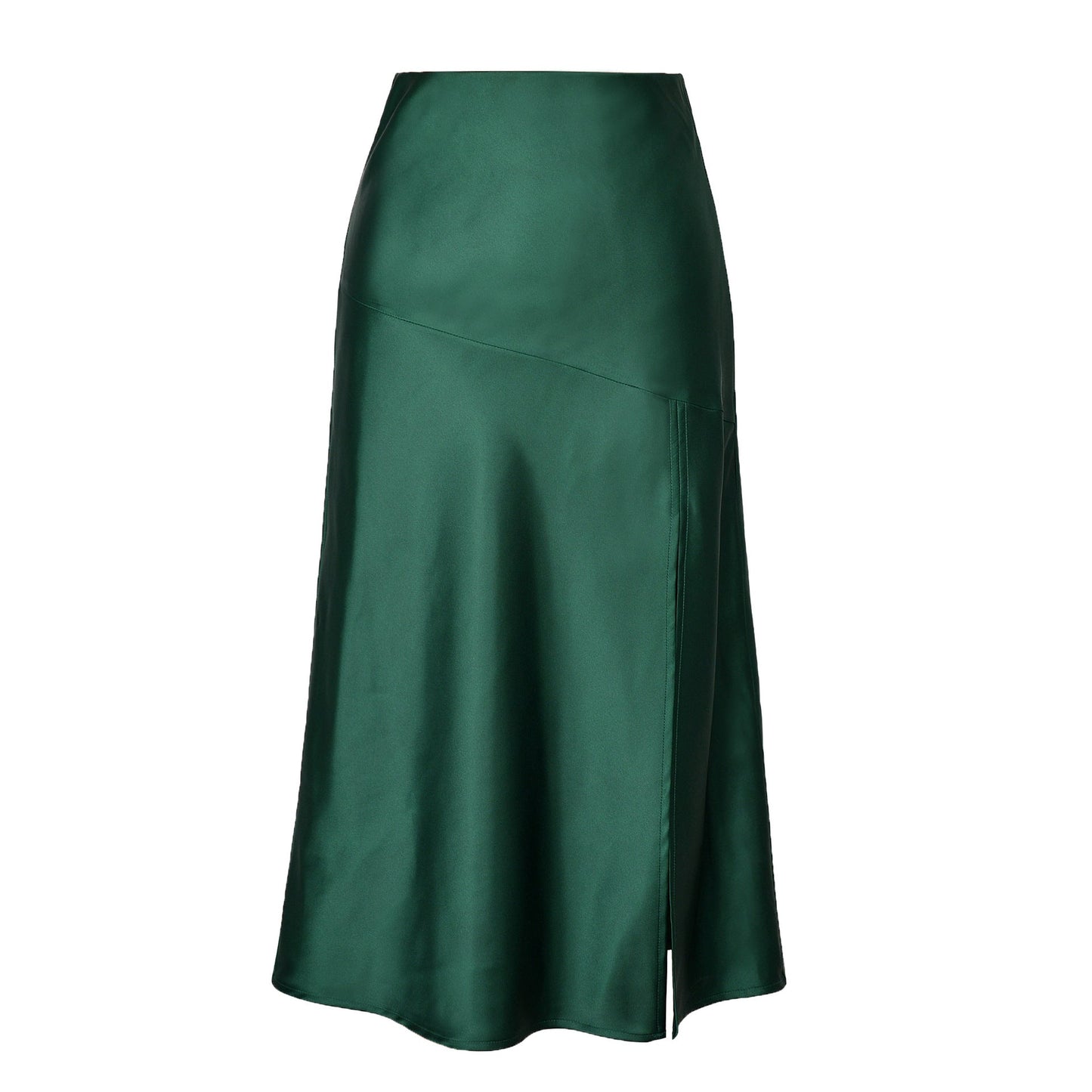 Women's Elegant Viscose Midi Skirt
