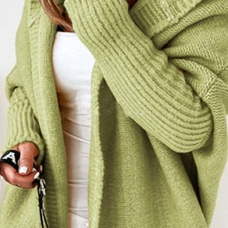 Cozy hooded cardigan