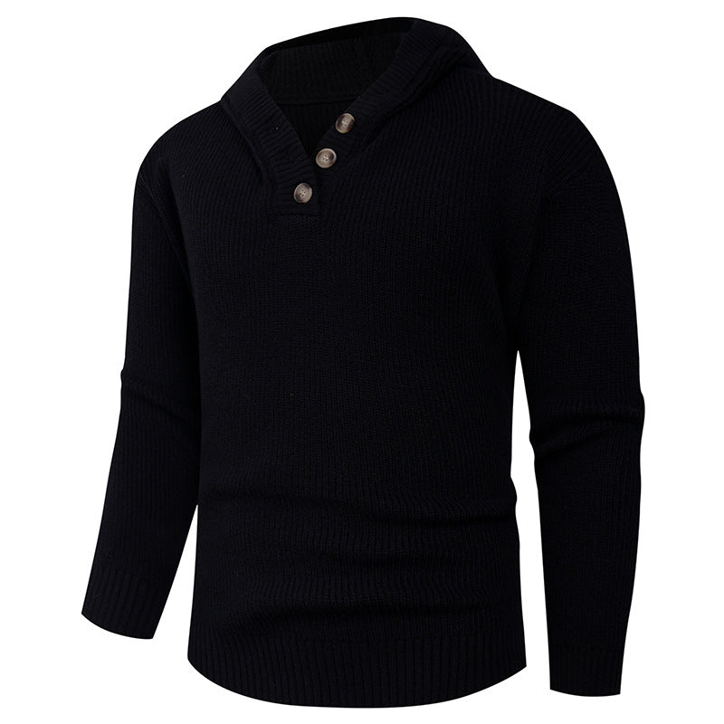 Men's Shawl Collar Sweater Elegant Design