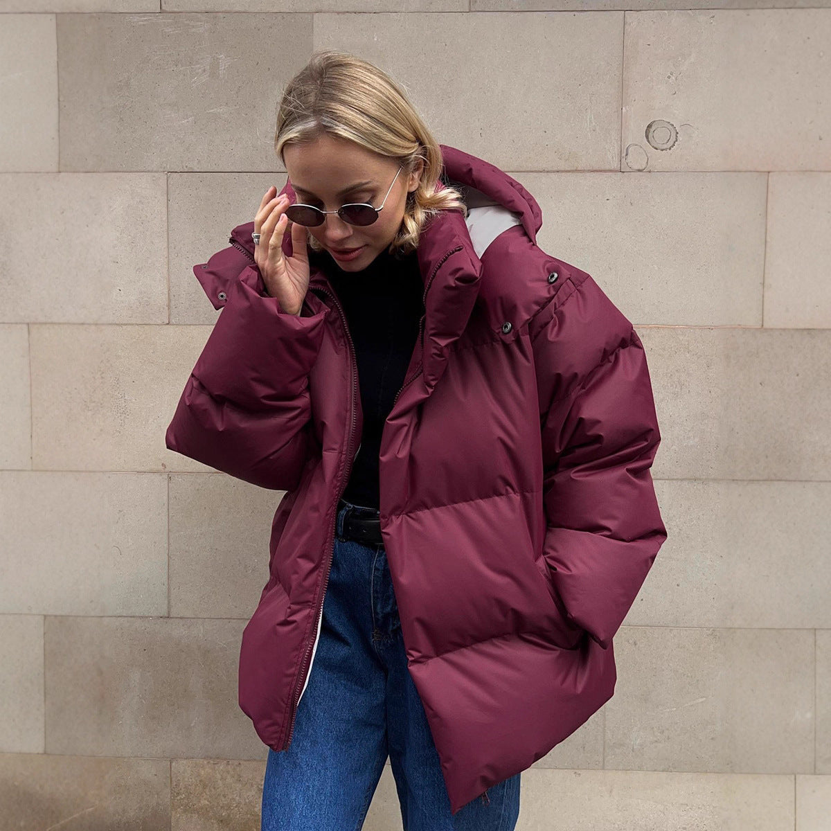 Women's Oversized Down Parka Winter Jacket