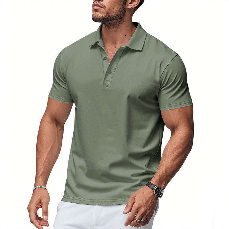 Men's Polo Shirt Quick Dry Elegant Slim Fit
