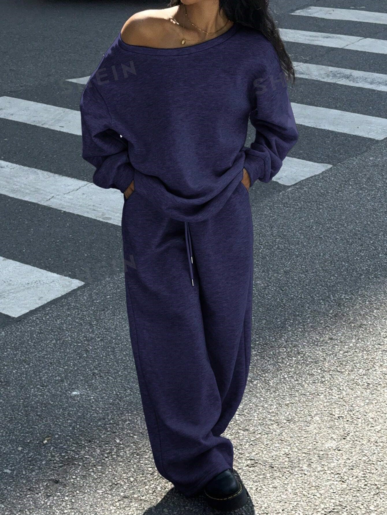 Women's Jogging Suit Set Comfortable Oversized Sweat