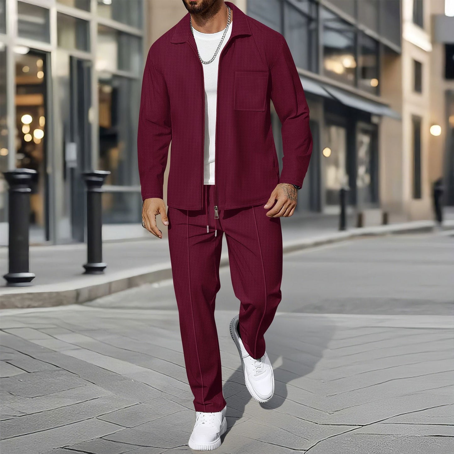 Men's Two-Piece Casual Elegant Slim Fit