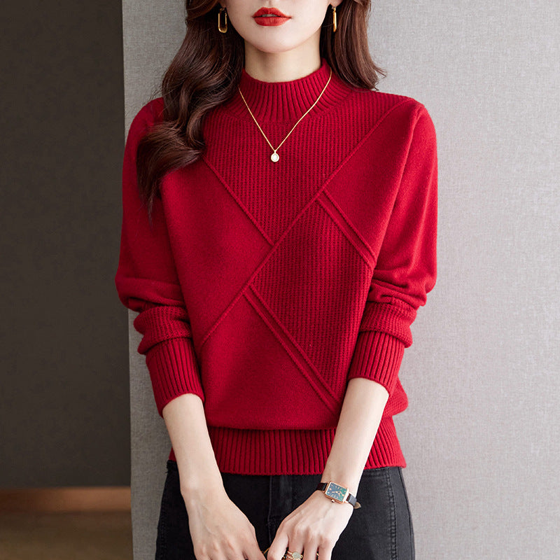 Women's Elegant Ribbed Sweater