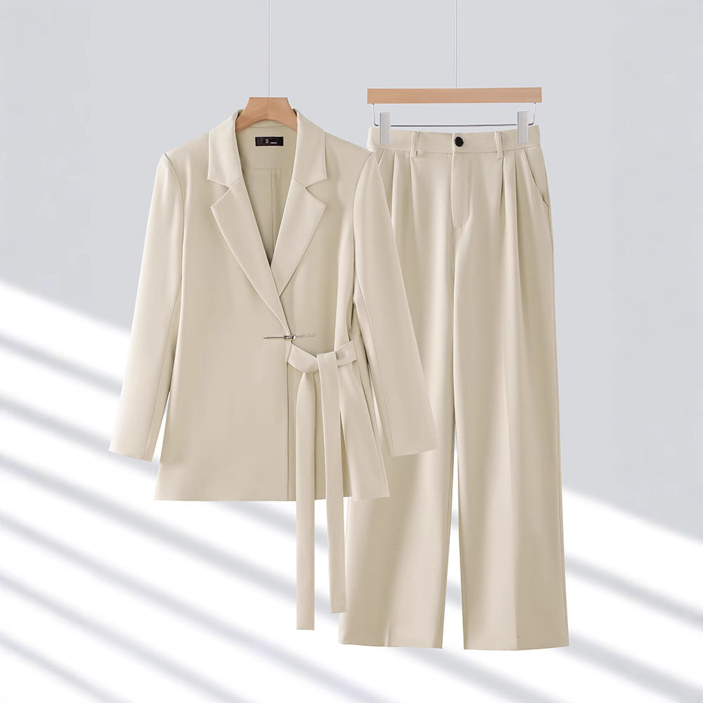 Women's Business Suit Set Long Blazer Modern Design