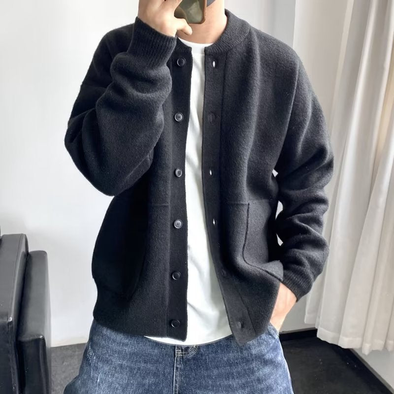 Stylish Men's Cardigan Classic Elegant