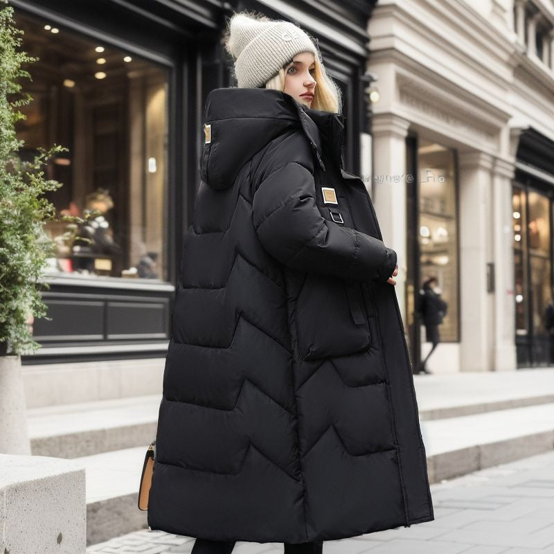 Women's Modern Winter Coat Detachable Hood