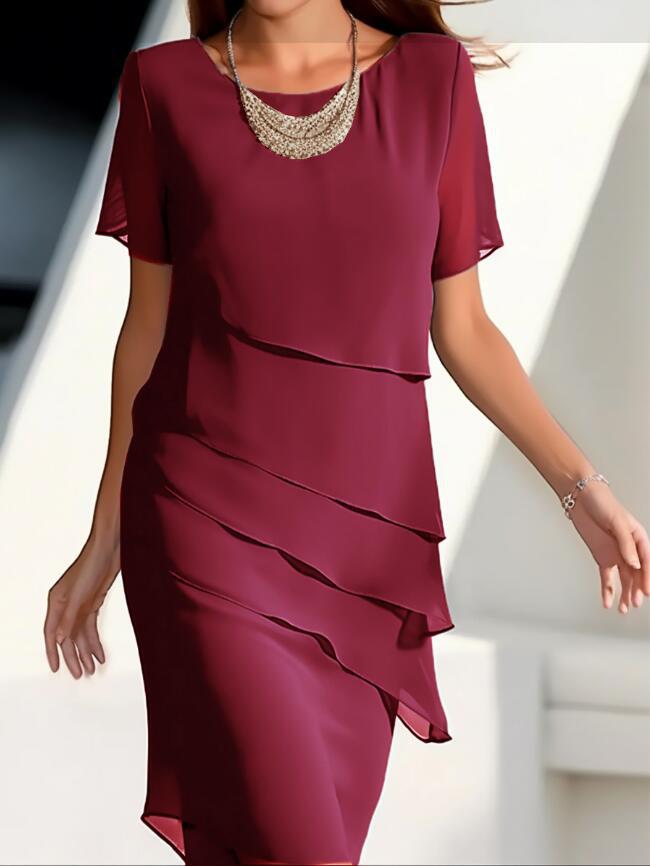 Women's Dress Elegant Flowing Layered Effect