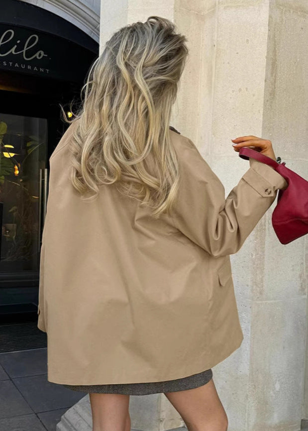 Übergroße Maßgeschneiderte Lederjacke - IdealeKleiden