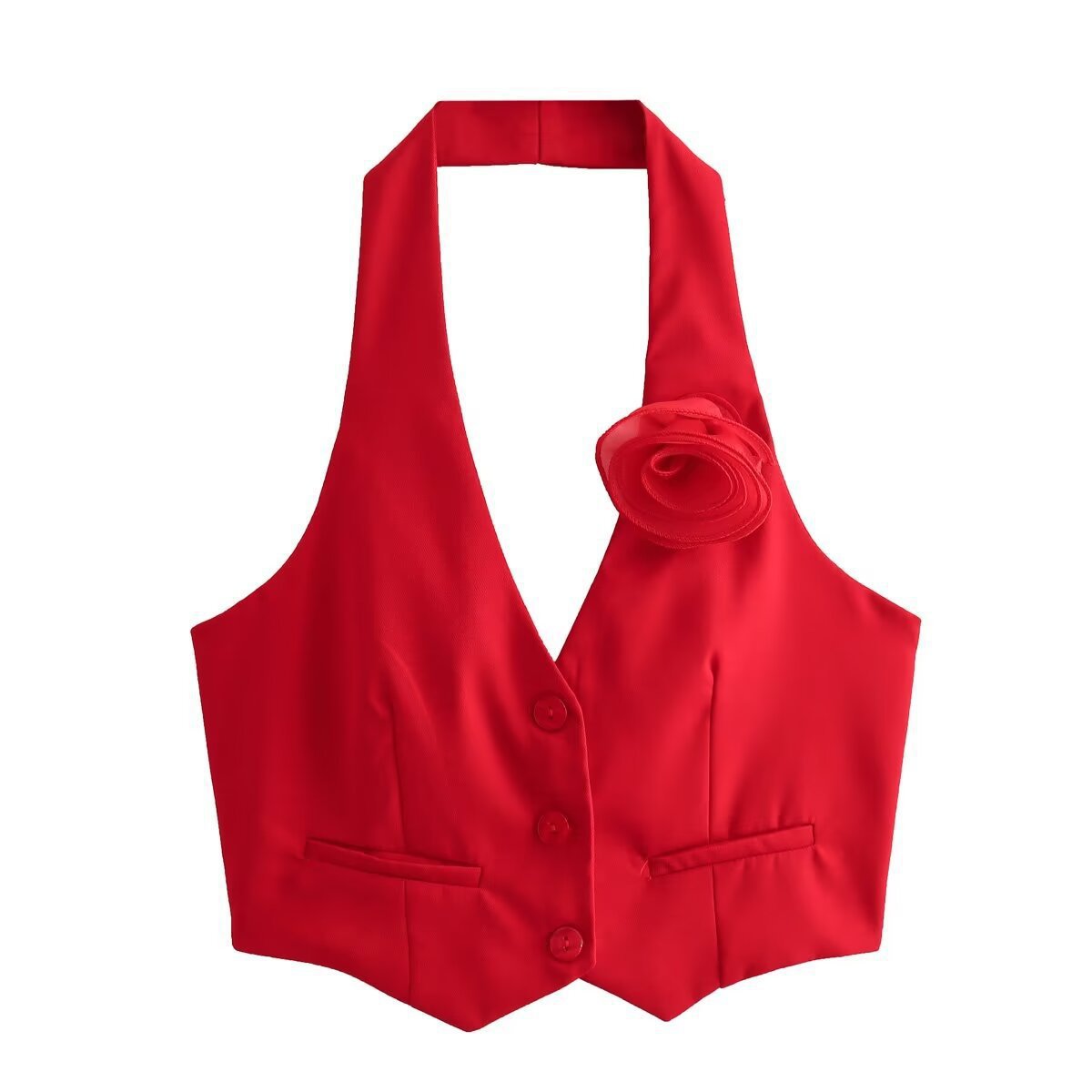 Women's Vest Floral Pattern Elegant Long
