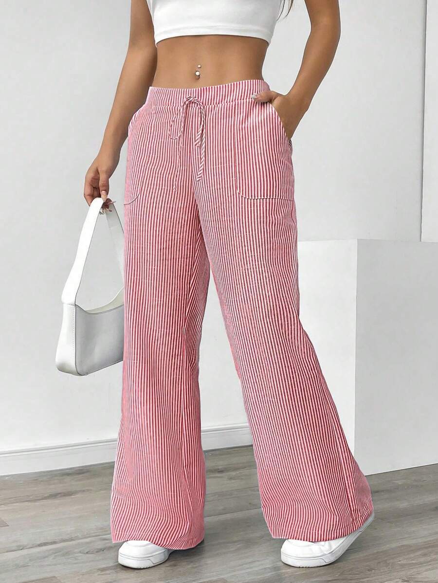 Women's Joggers Comfortable With Belt and Pockets