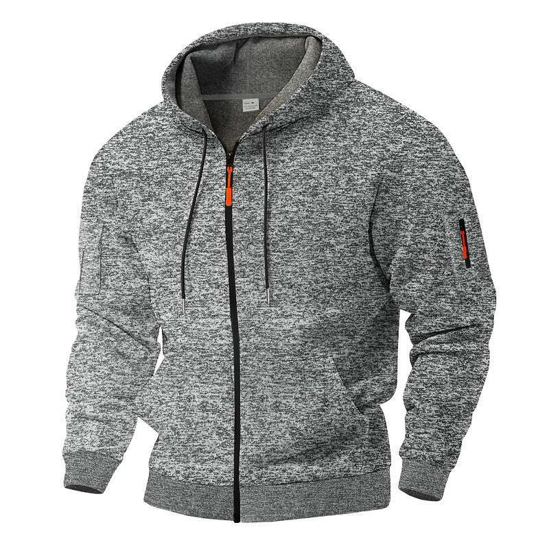 Men's hooded jacket breathable and practical