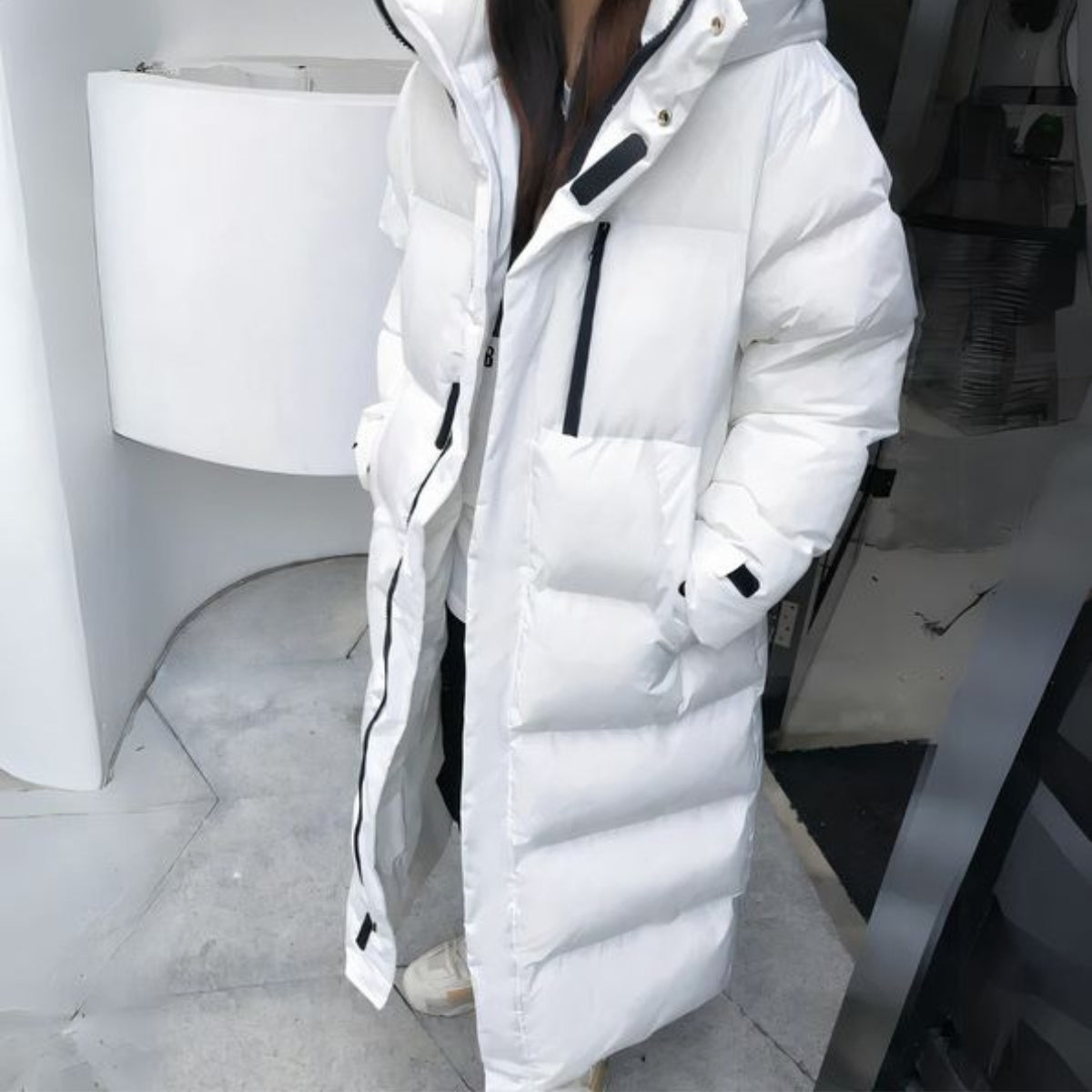 Waterproof Winter Long Puffer Jacket
