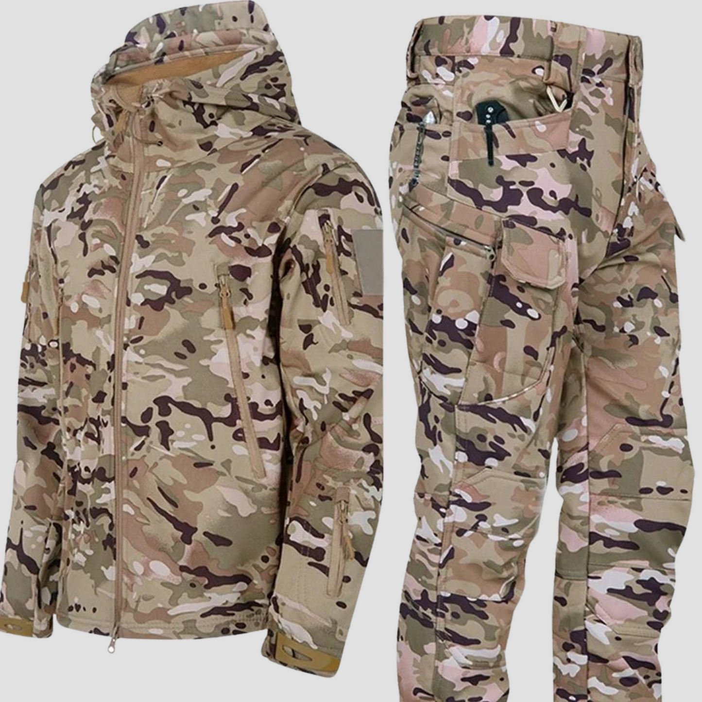 Men's Tactical Jacket Camo Winter Outdoor