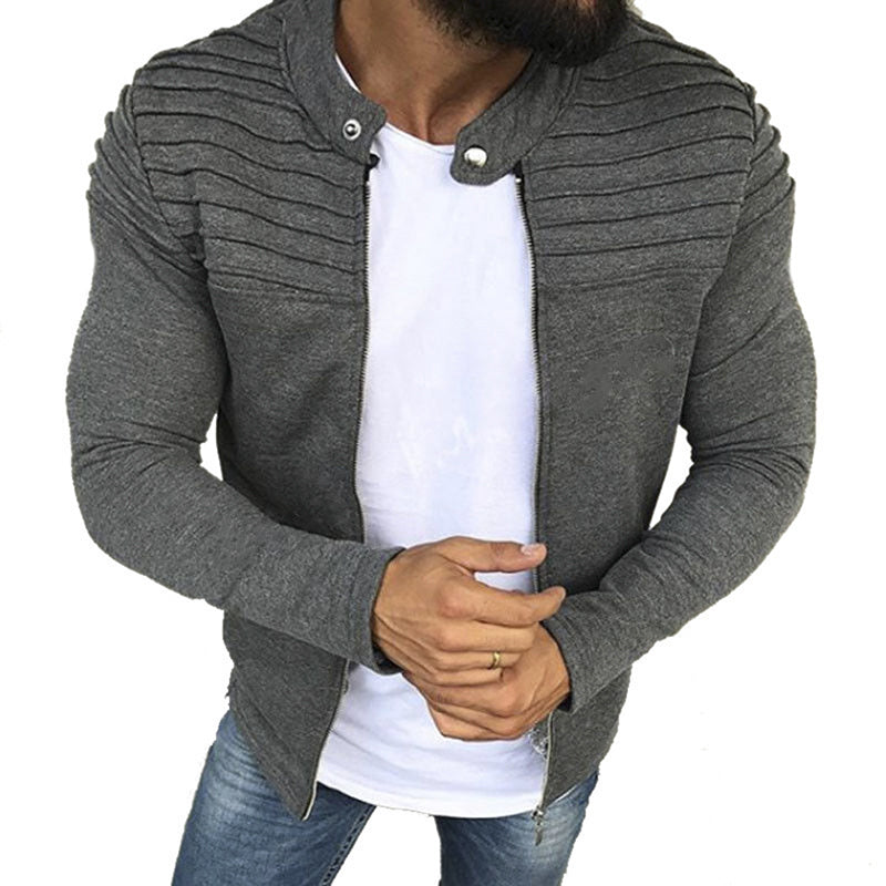Men's Slim Fit Zip-Up Sweatshirt
