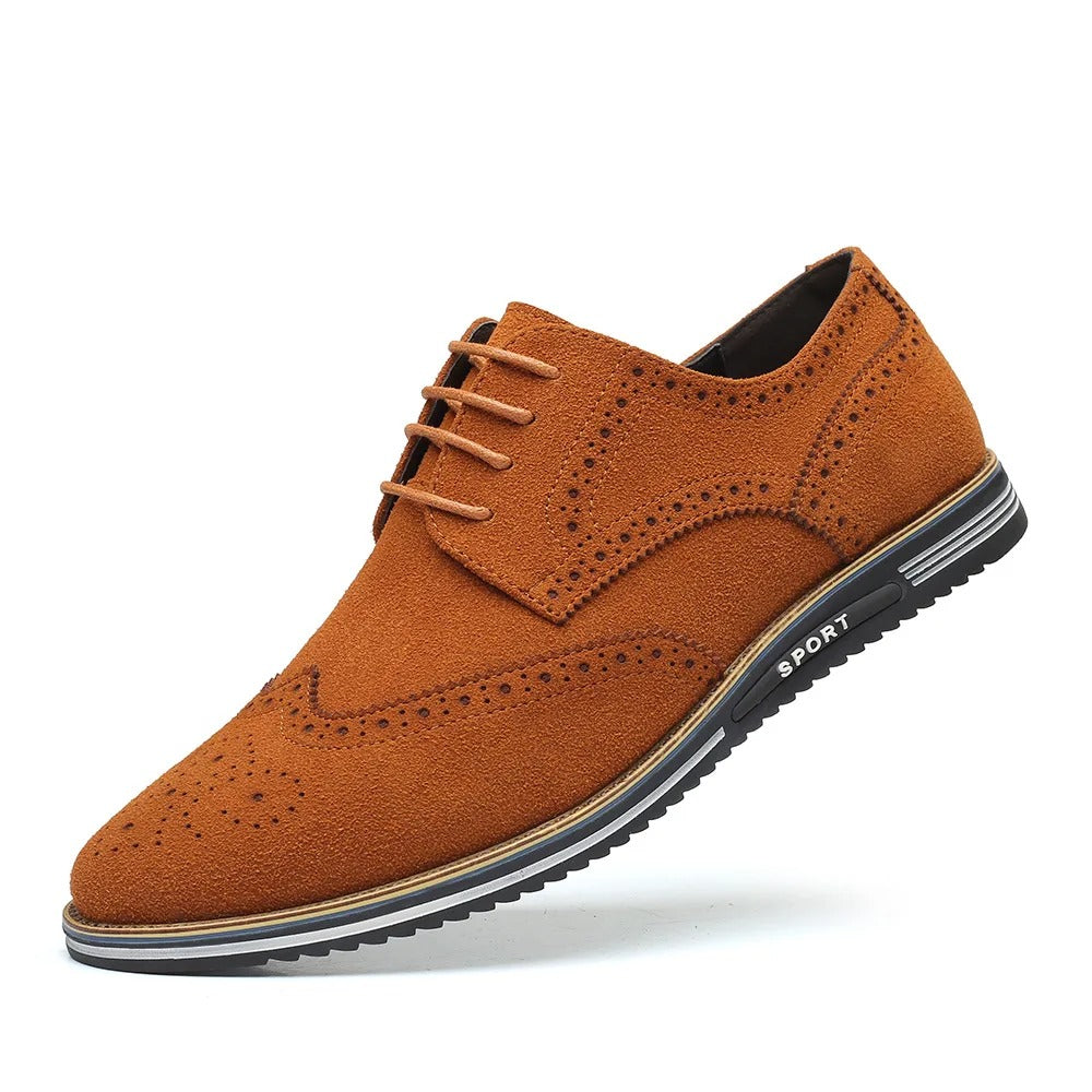 Men's Lace-up Suede Elegant Shoes