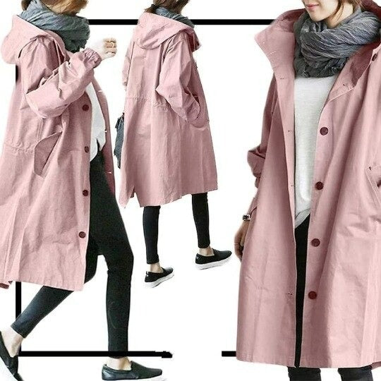 Stylish Women's Waterproof Trench Coat