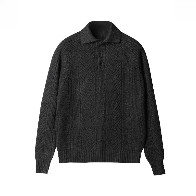 Stylish Men's Pullover with Collar