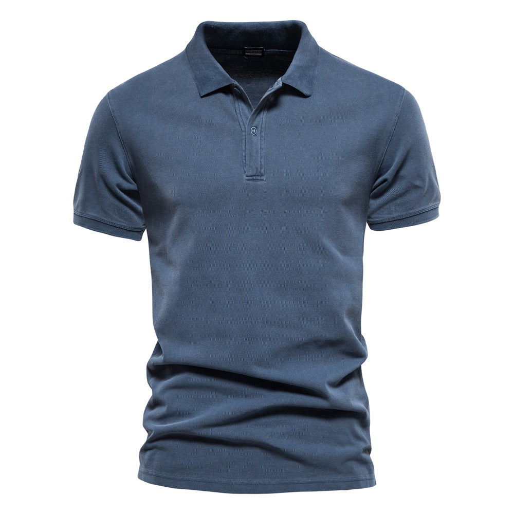 Men's Short-Sleeve Polo Shirt Elegant Look